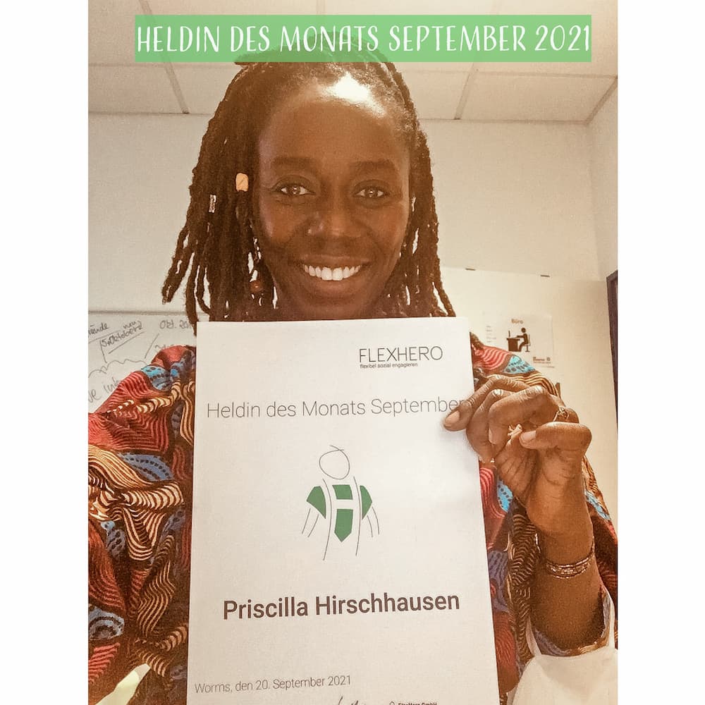 Priscilla Hirschhausen heldin des monats september 2021