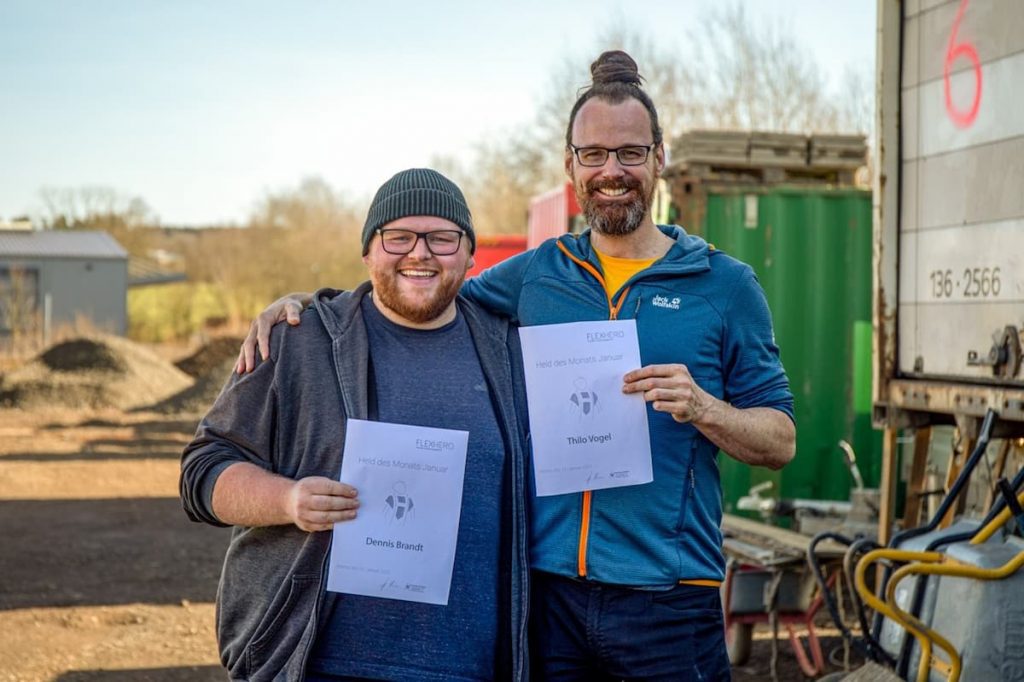 Dennis Brandt und Thilo Vogel, die Helden des Monats Januar von den Dachzeltnomaden